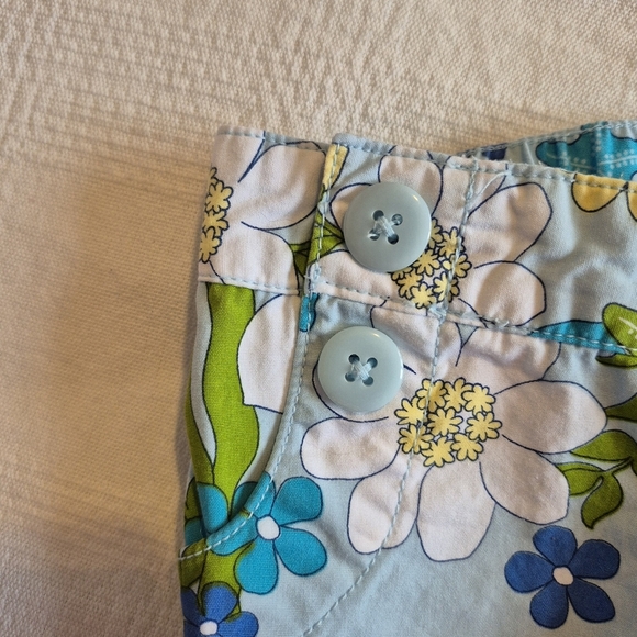 Gymboree girls 3-6 months cropped pant Sea Splash line EUC - Picture 4 of 6